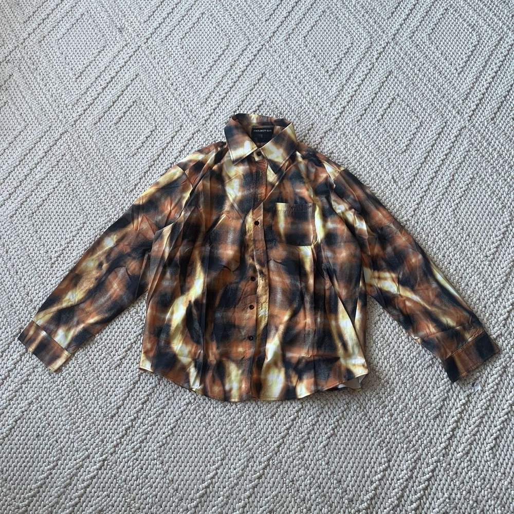 UA Y/Project Flamed Button Up Men’s Shirt